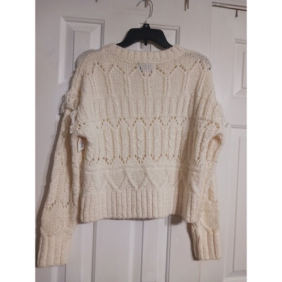 NWT Women's Old Navy Textured Fringe Pullover Sweater Size XS - N6 - Picture 7 of 7